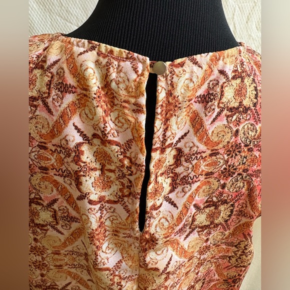 Fourteenth Place Elegant Multicolor Patterned Tank Top Size M EUC - Picture 3 of 9